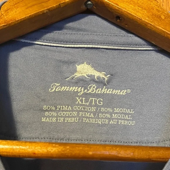 Tommy Bahama Slate Long Sleeve Tee - Picture 2 of 11